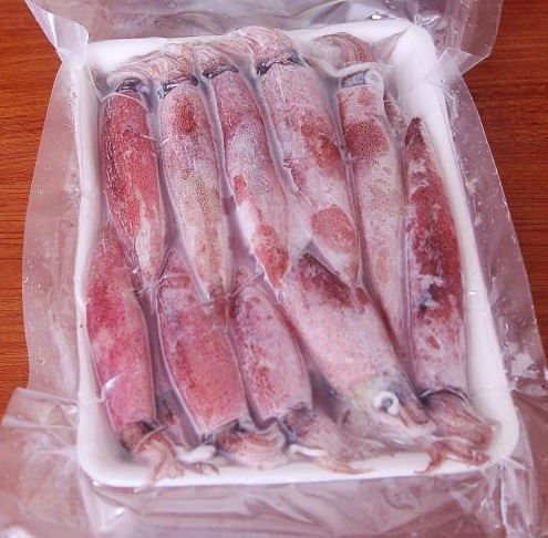 Mực ống mi nơ cấp đông