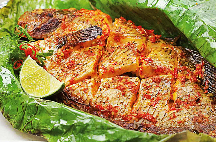 Cá bơn nướng hấp dẫn
