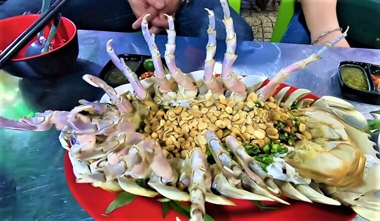Bọ biển nướng mỡ hành siêu ngon béo ngậy