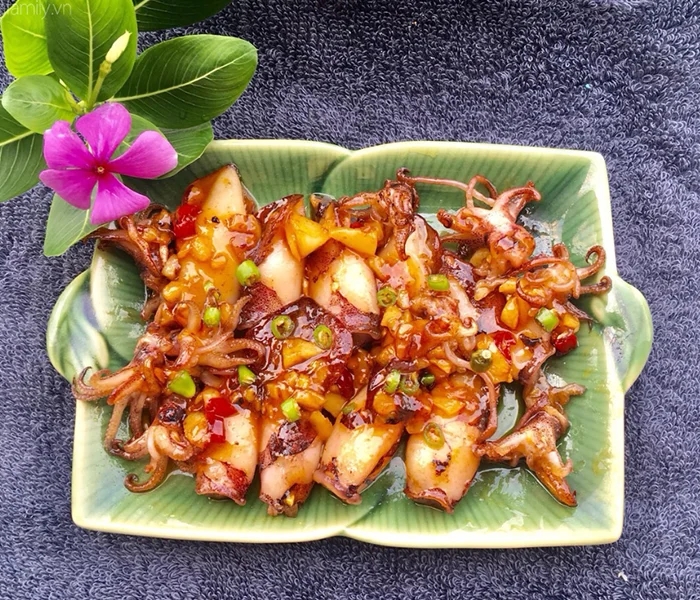 Công thức làm mực sữa chiên nước mắm