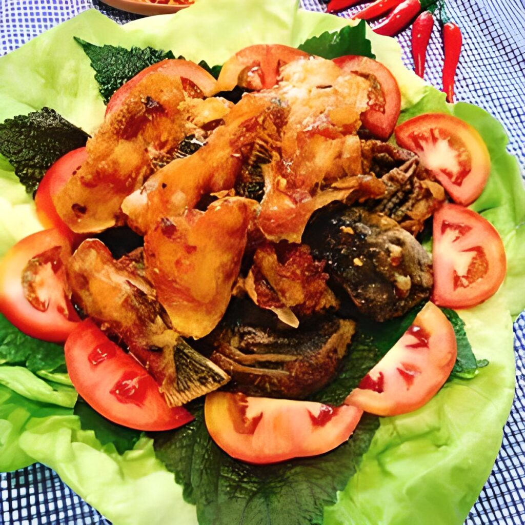 Cá hồi chiên nước mắm