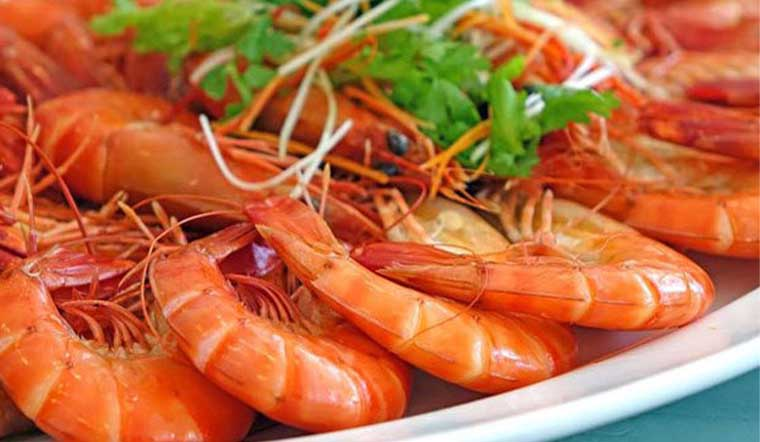 Tôm hấp bia