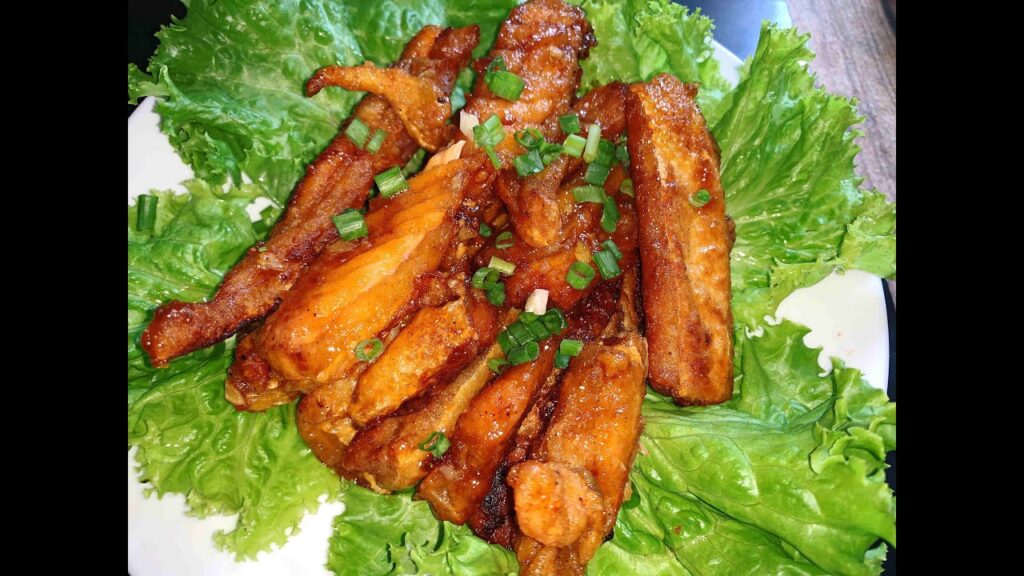 Lương cá hồi chiên bơ tỏi