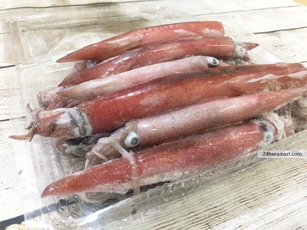 Mực sau khi rã đông vẫn giữ được độ tươi ngon