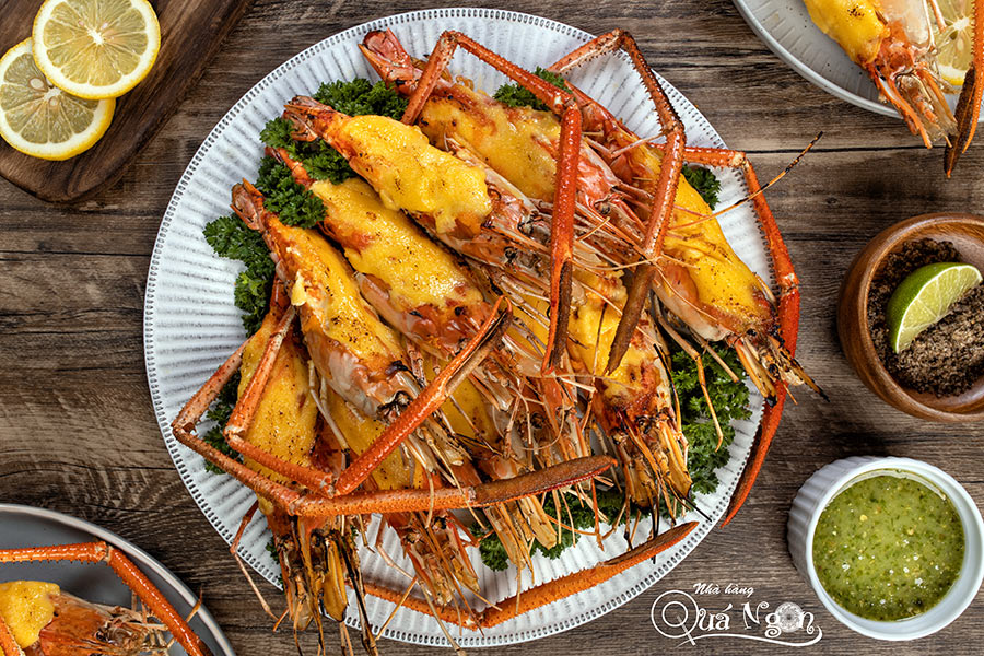 Tôm càng xanh nướng phô mai ngon tuyệt vời
