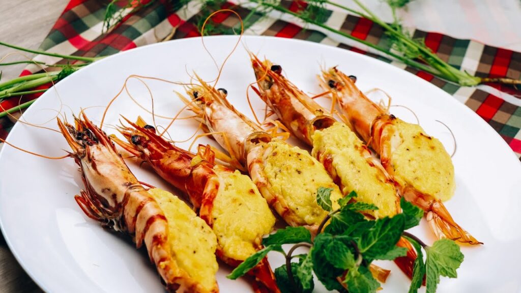 Tôm nướng phô mai Mozzarella