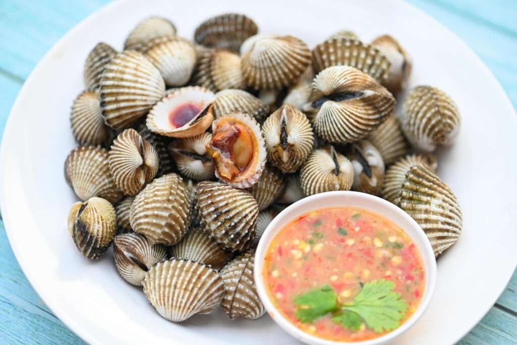 100g sò huyết bao nhiêu calo