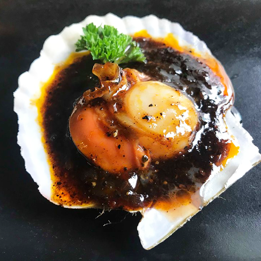 Sò điệp sốt tiêu đen