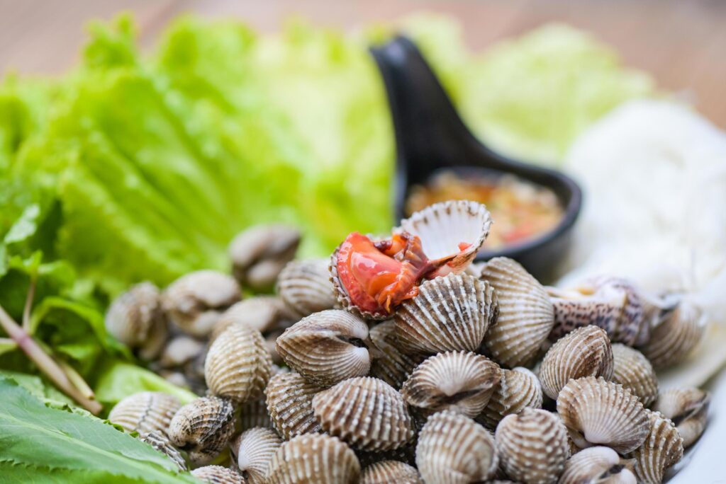 Có bầu ăn sò huyết được không