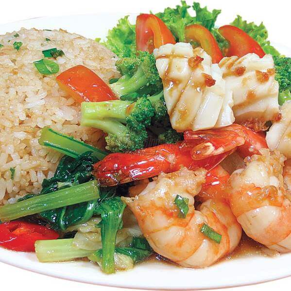 Cách Làm Cơm Chiên Hải Sản Tôm Mực Chuẩn Nhà Hàng