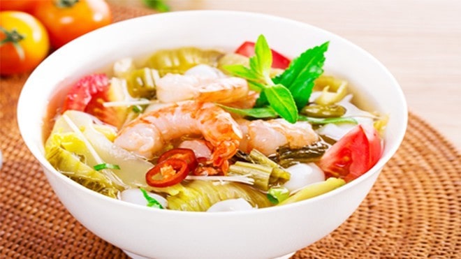 Cách nấu canh chua hải sản 