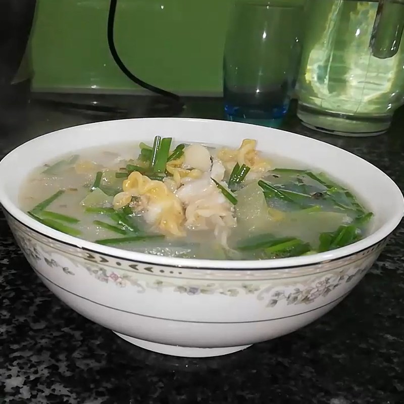 Canh cồi sò điệp thơm ngon