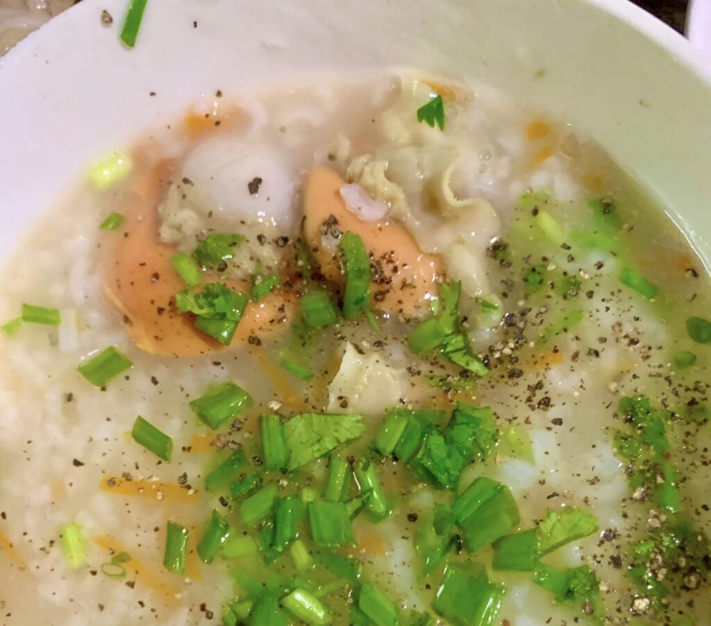 Cháo cồi sò điệp thơm ngon