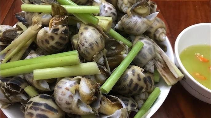 Cách làm ốc hương hấp sả tại nhà