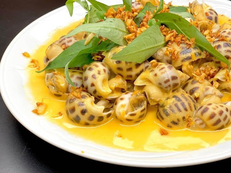 Cách làm ốc hương sốt trứng muối thơm ngon