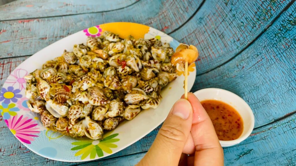 Ốc nhảy xào bơ tỏi ngon