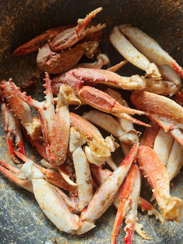 Cách làm càng ghẹ rang muối