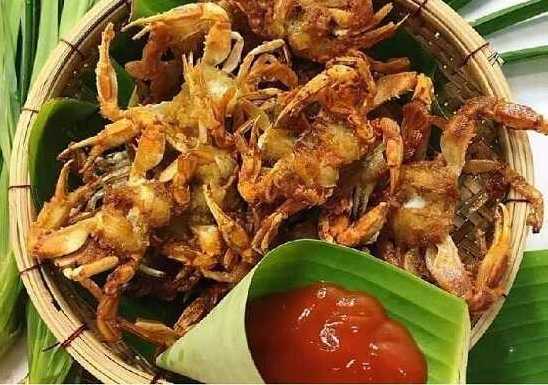 Ghẹ sữa chiên giòn
