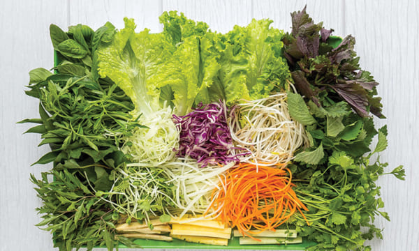 Các loại rau ăn kèm